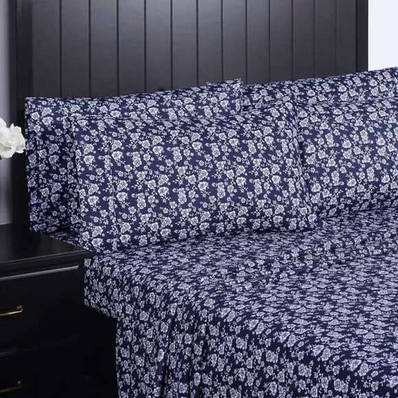 South Point Home Fashions Microfiber 6-Piece King Sheet Set, NWT - Picture 1 of 3